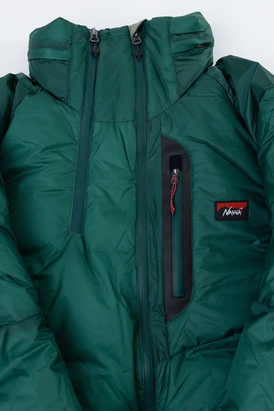 Aurora Light Down Stand Collar Jacket Mikami - Green | Dant