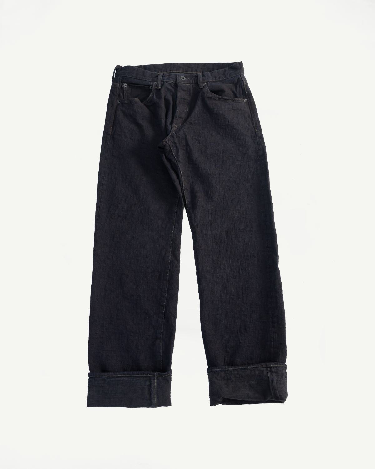 277BUM-KR - 17oz Bumpy Denim Kuro - Just Right Straight | Dant 277BUM-KR - 17oz Bumpy Denim Kuro - Just Right Straight | Dant