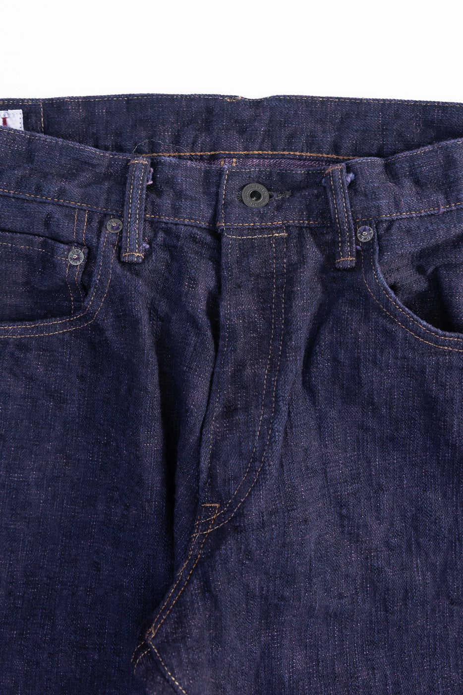 277BUM-MU - 17oz Bumpy Denim Murasaki - Just Right Straight | Dant