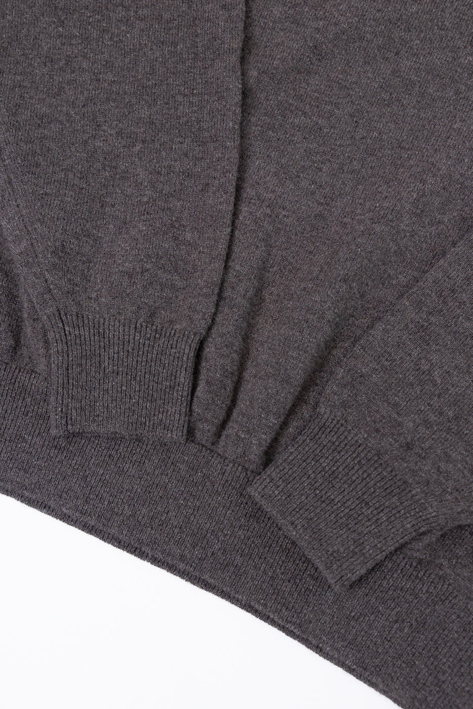 01-0050-53 - Simple Wool Crewneck Sweater - Brown