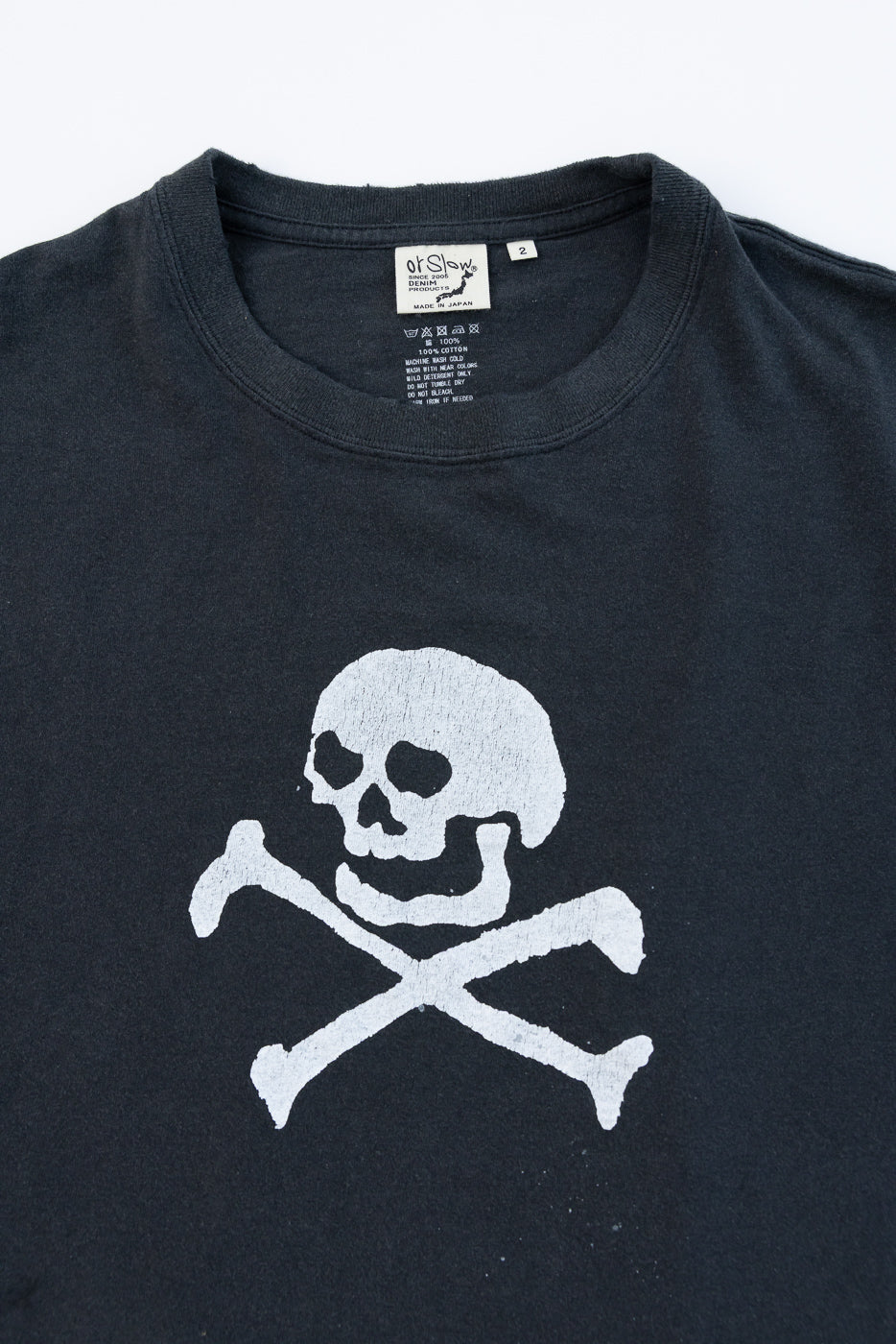 01-0118SK-61 - Skull Print T-Shirt - Black | Dant