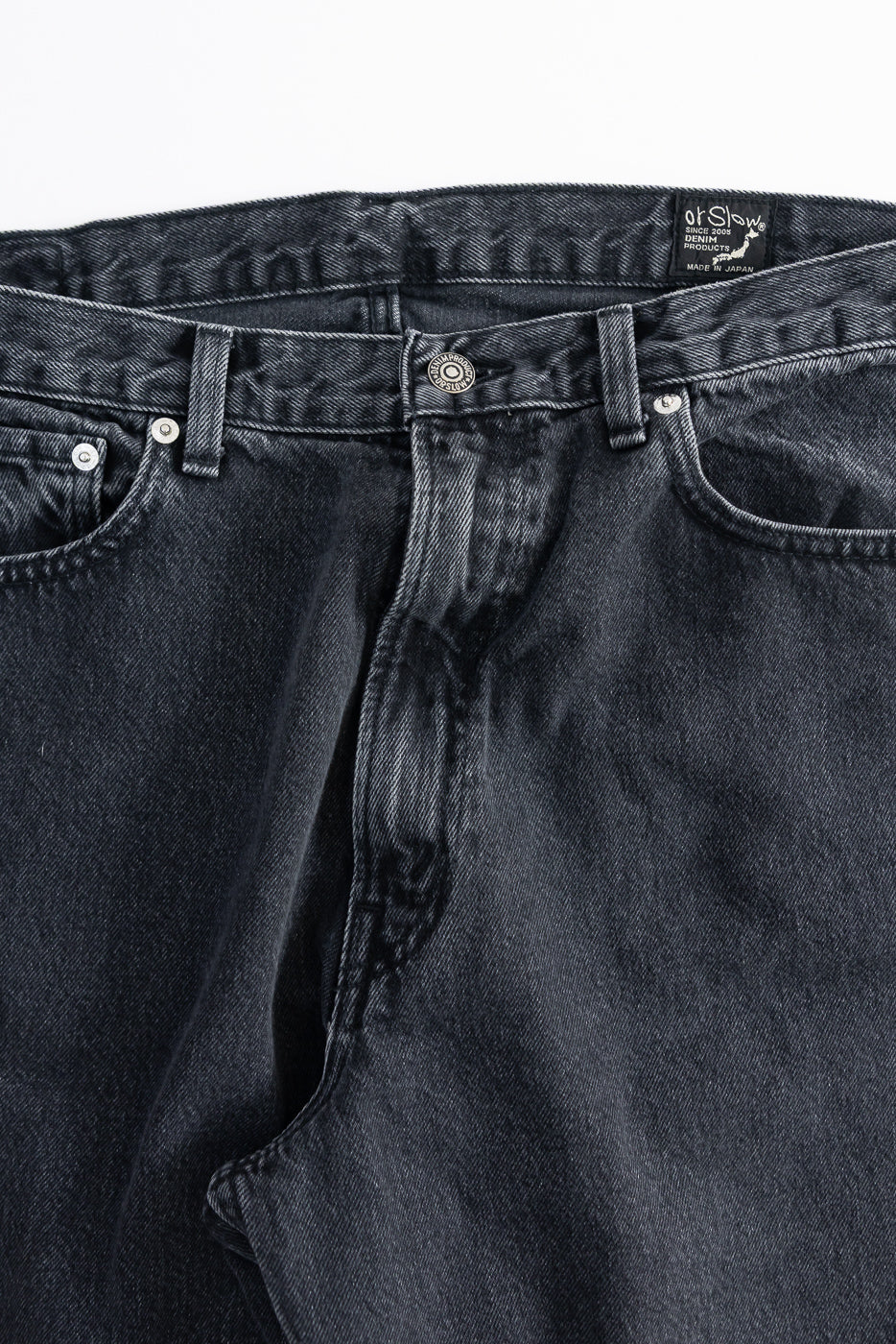 01-1010W-D61S - 101 Dad's Fit Denim - 90s Black Stone | Dant