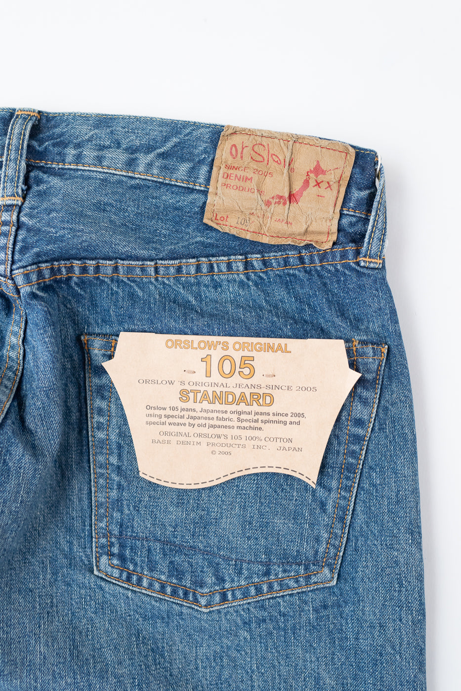 01-1050-84 - 105 - Standard Fit Selvedge Denim - 2 Year Wash