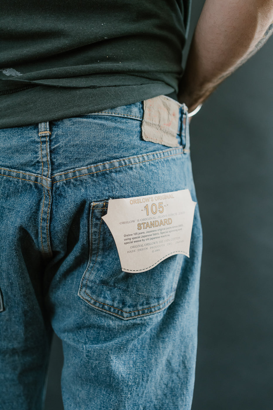 01-1050SL-84 - 105 - Standard Fit Selvedge Denim - 2 Year Wash