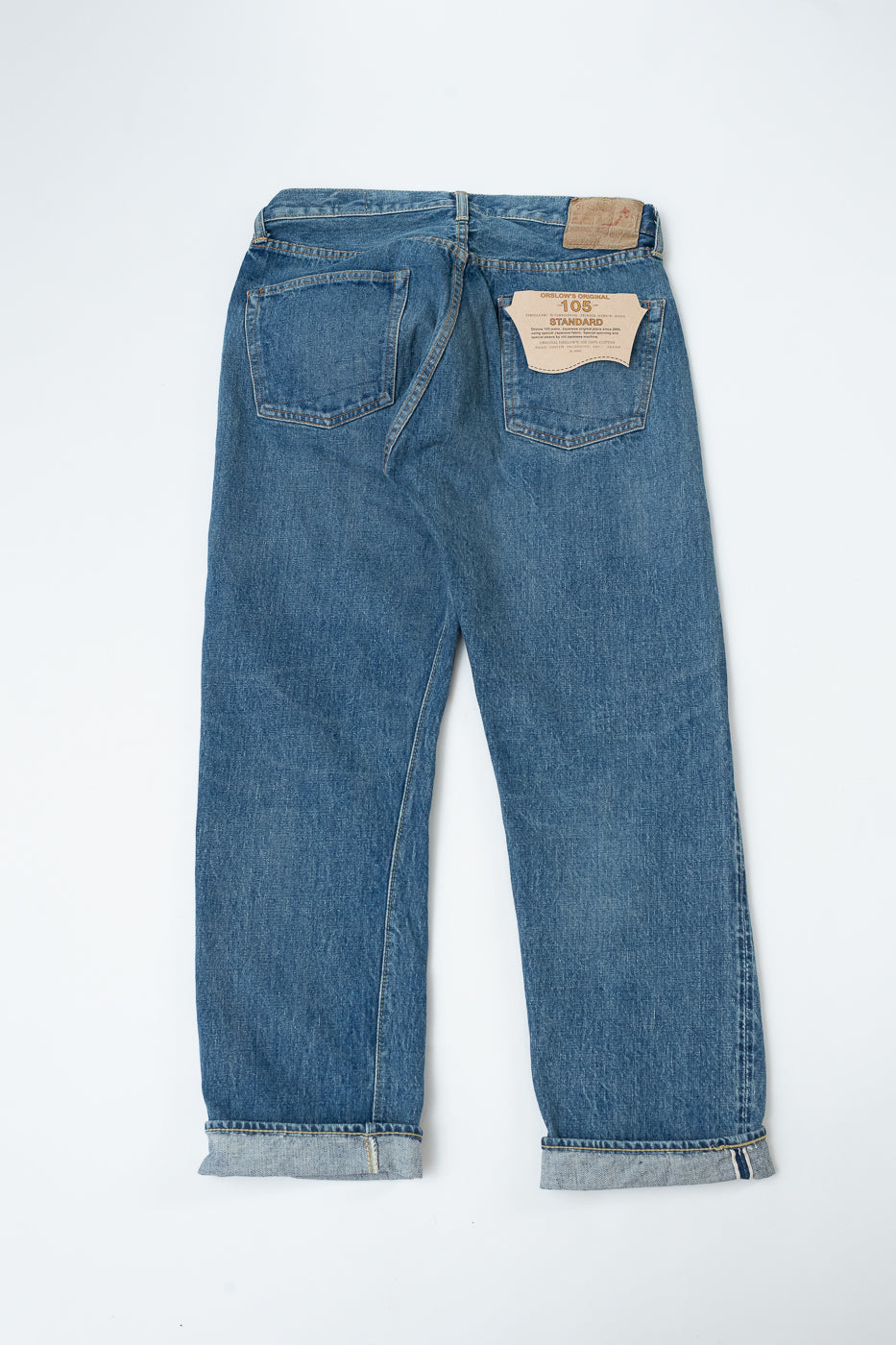 01-1050SL-84 - 105 - Standard Fit Selvedge Denim - 2 Year Wash