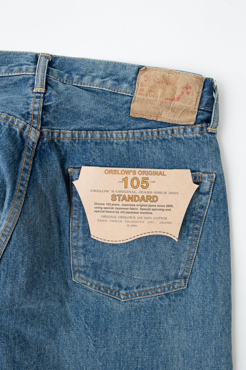 01-1050SL-84 - 105 - Standard Fit Selvedge Denim - 2 Year Wash