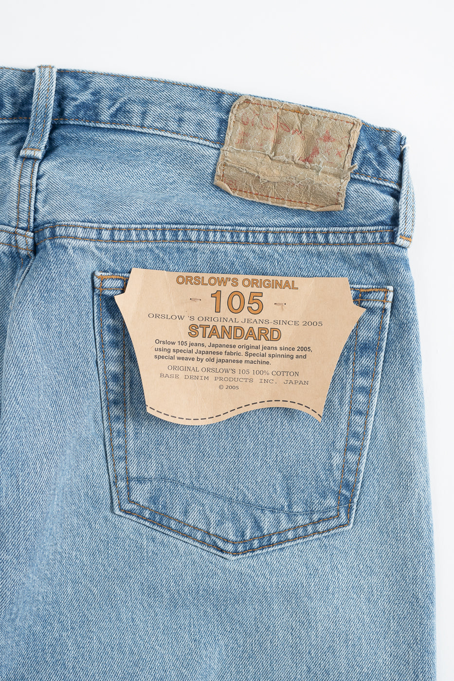 01-1050W-99 - 105 - Standard Fit Denim - 90s Sky Blue