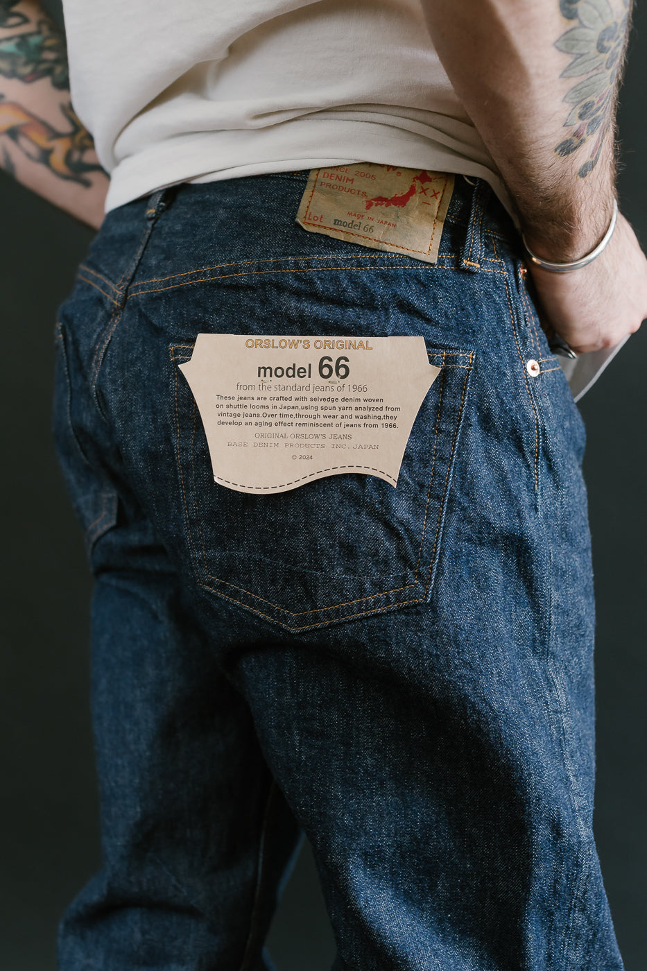 01-1056-81 - Model 66 Standard Selvedge Denim Pants - Indigo OW