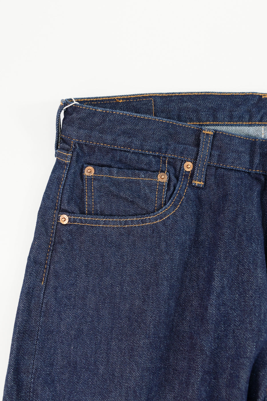 01-1100W-81 - 100 Super Dad's Fit Denim Jeans - One Wash | Dant