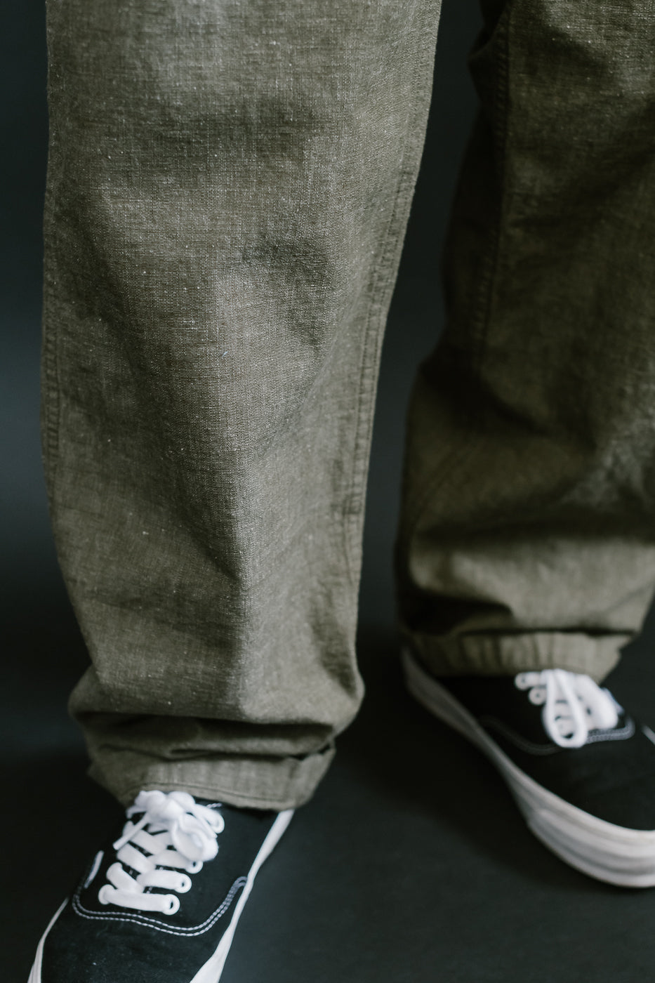 01-5002-48 - Fatigue Pants Chambray - Standard Fit - Dusty Olive