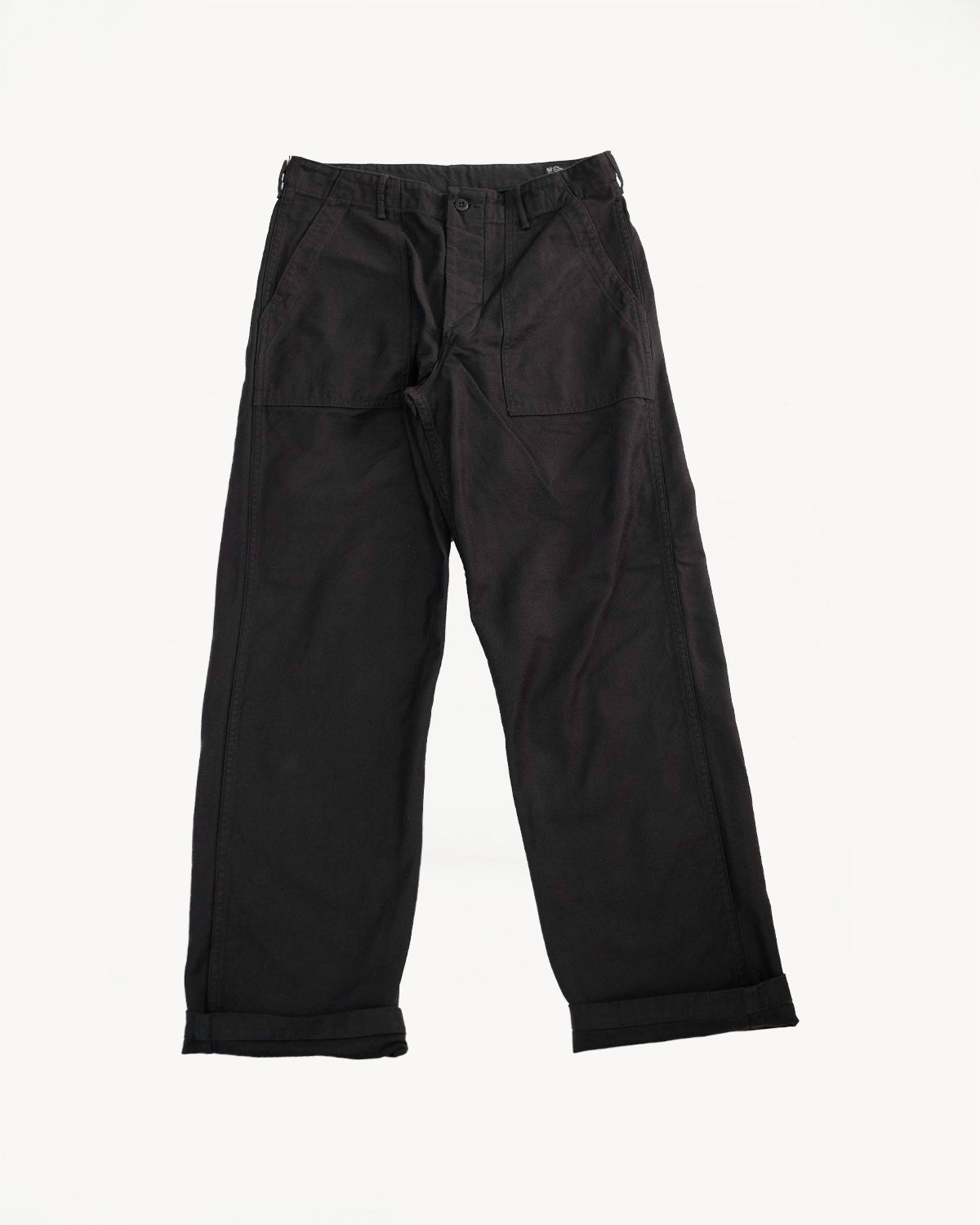 01-5002-61 - Fatigue Pants Reverse Sateen - Standard Fit - Black