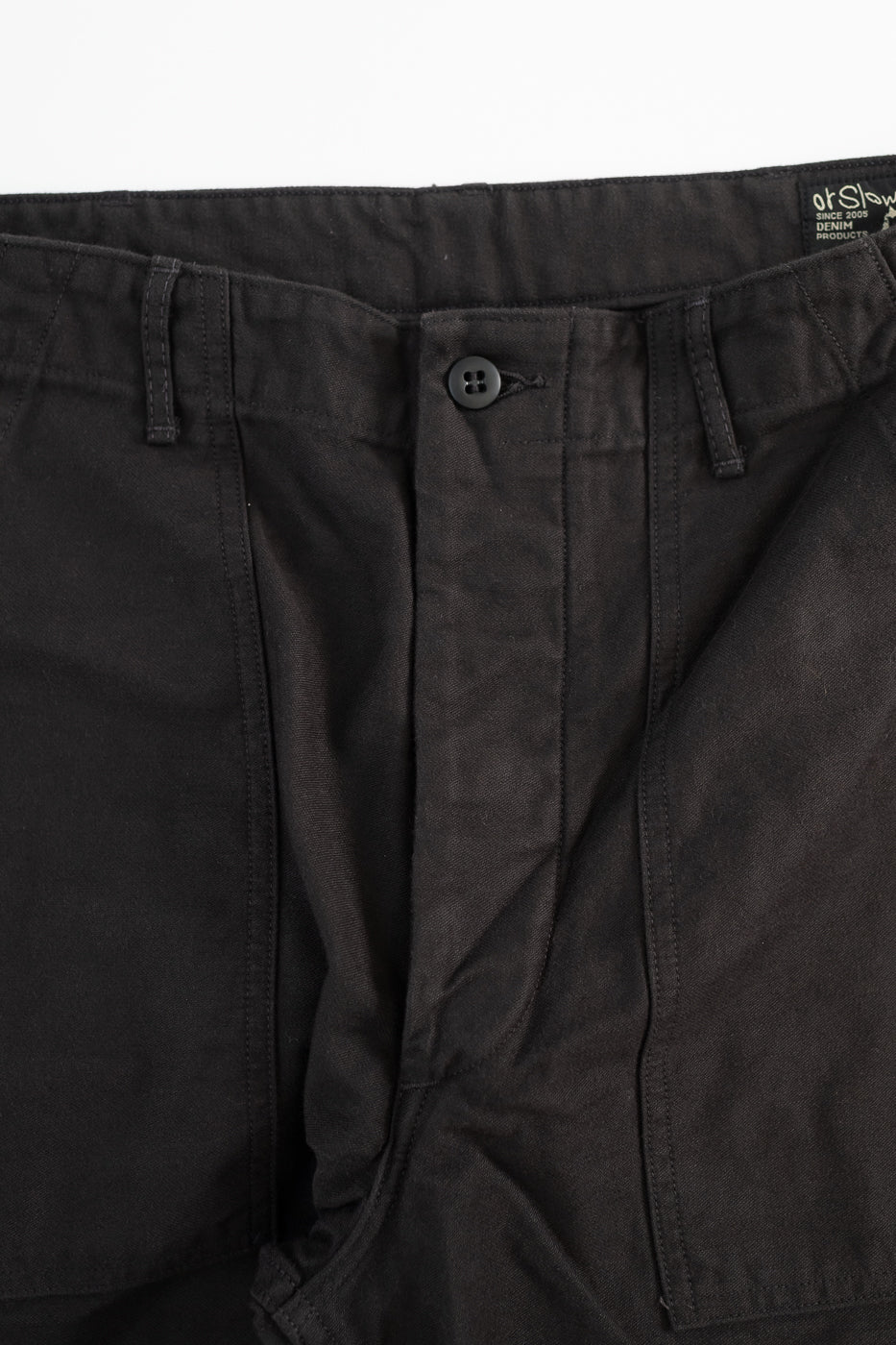 01-5002-61 - Fatigue Pants Reverse Sateen - Standard Fit - Black