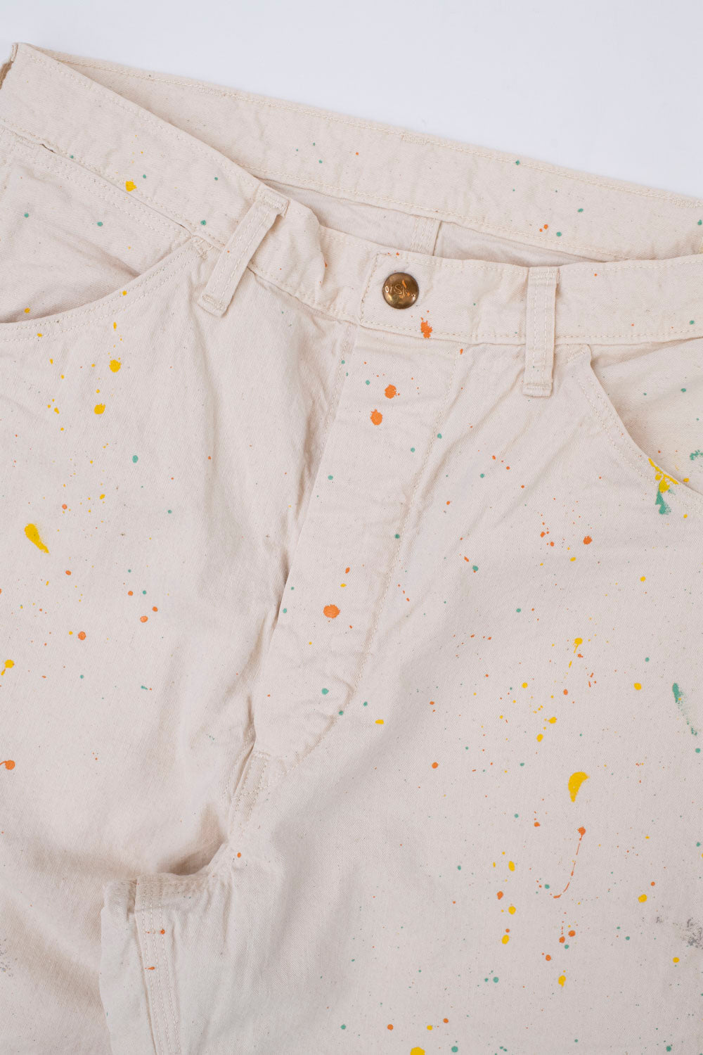 01-5120- P66 - Painters Pants Kinari Denim w/Paint - Ecru | Dant