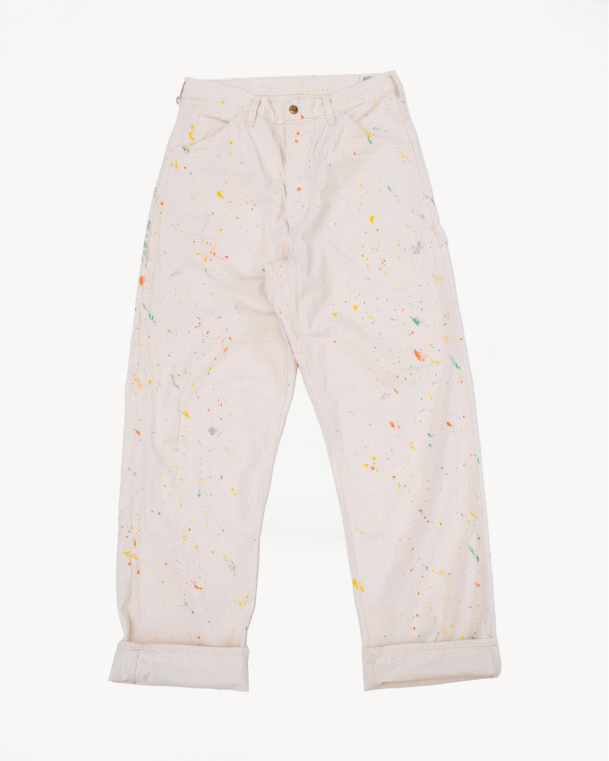 01-5120- P66 - Painters Pants Kinari Denim w/Paint - Ecru