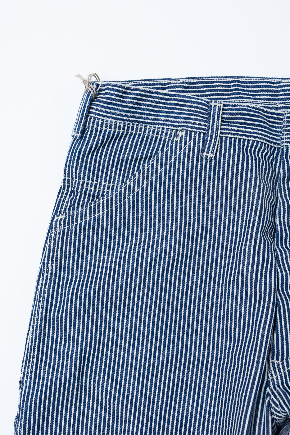 01-5126-181 - 30s Hickory Painter's Pants Wide Fit - Indigo, Ecru