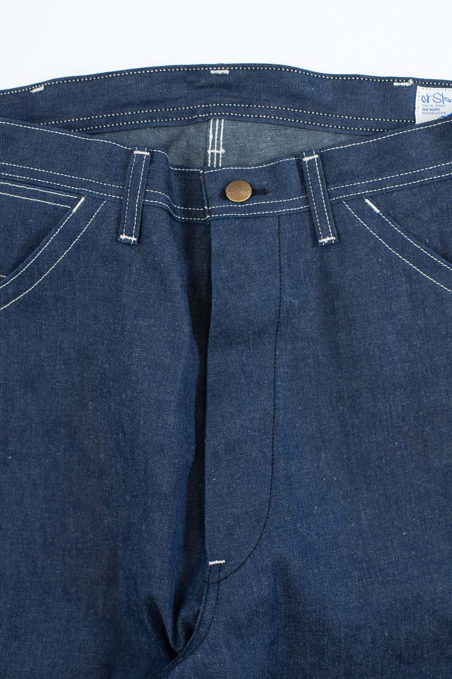 01-5126-80 - 30s Painter's Pants Rigid Indigo Chambray - Wide Fit
