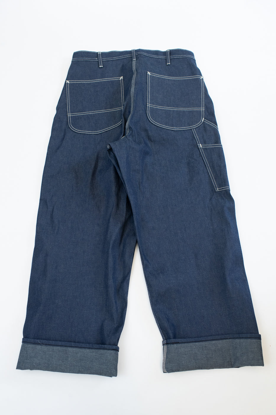 01-5126-80 - 30s Painter's Pants Rigid Indigo Chambray - Wide Fit