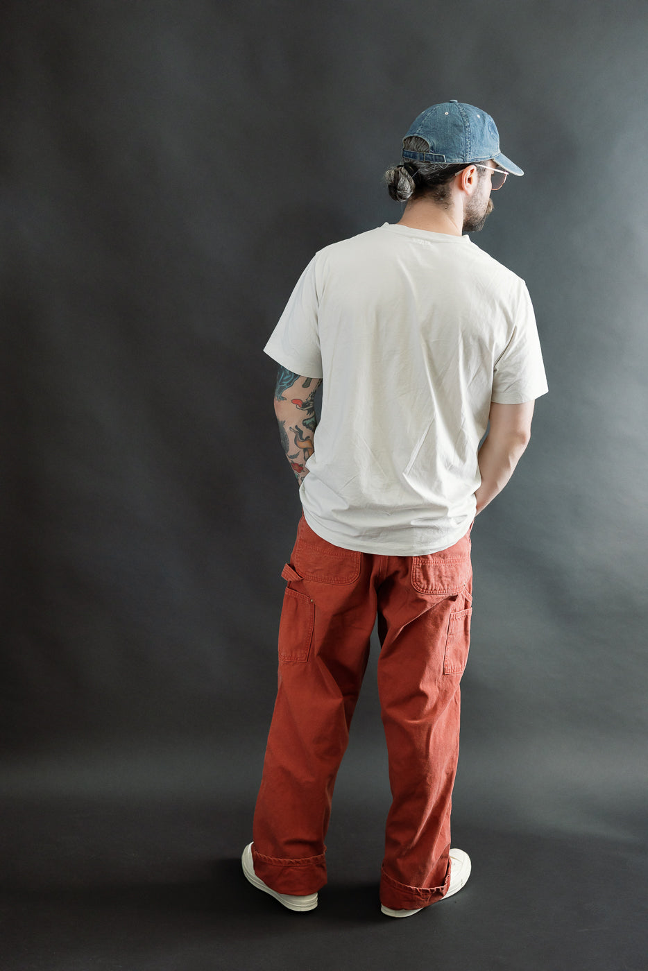 01-5328-25S - Dad's Fit Painter's Pants Canvas - Red