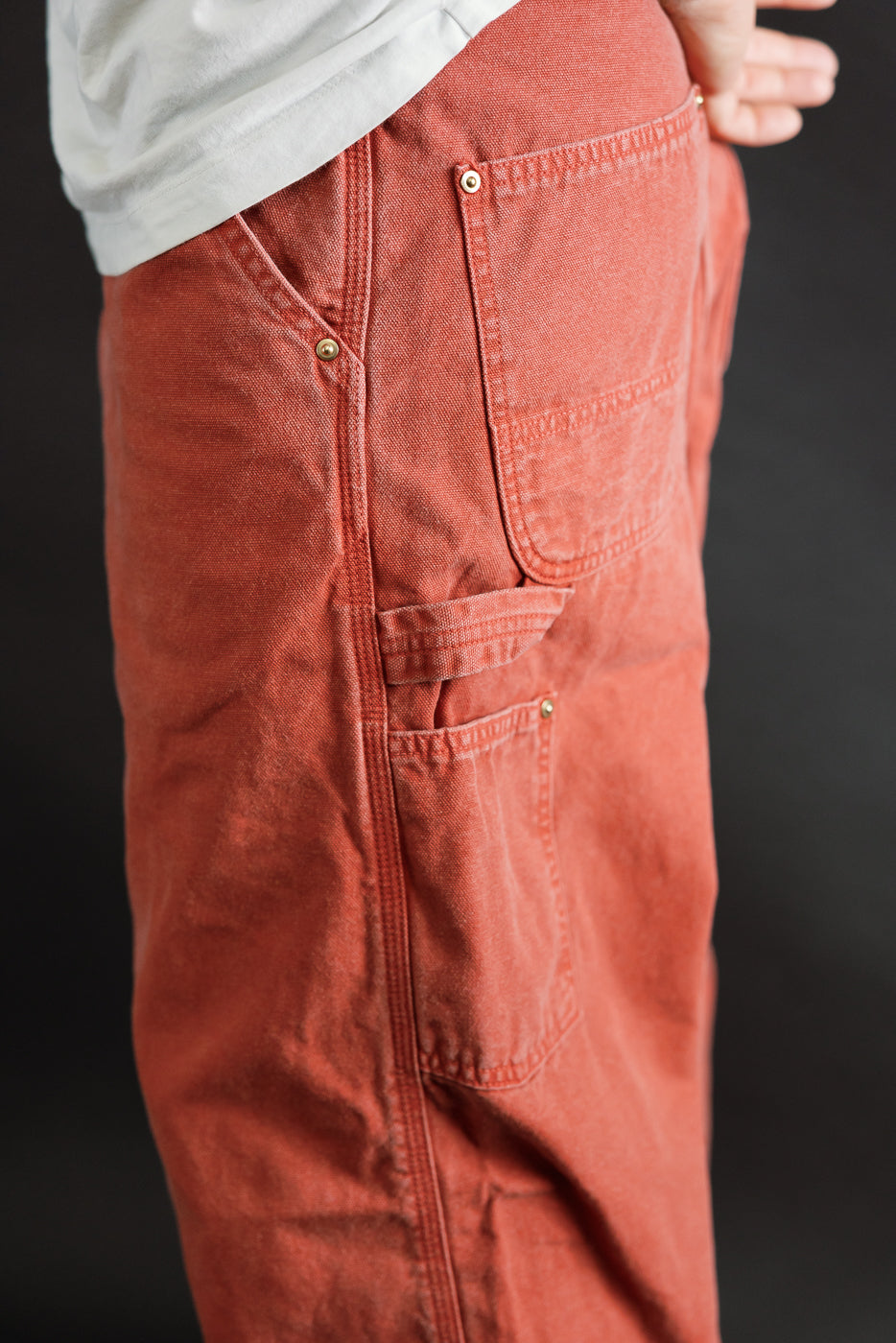 01-5328-25S - Dad's Fit Painter's Pants Canvas - Red