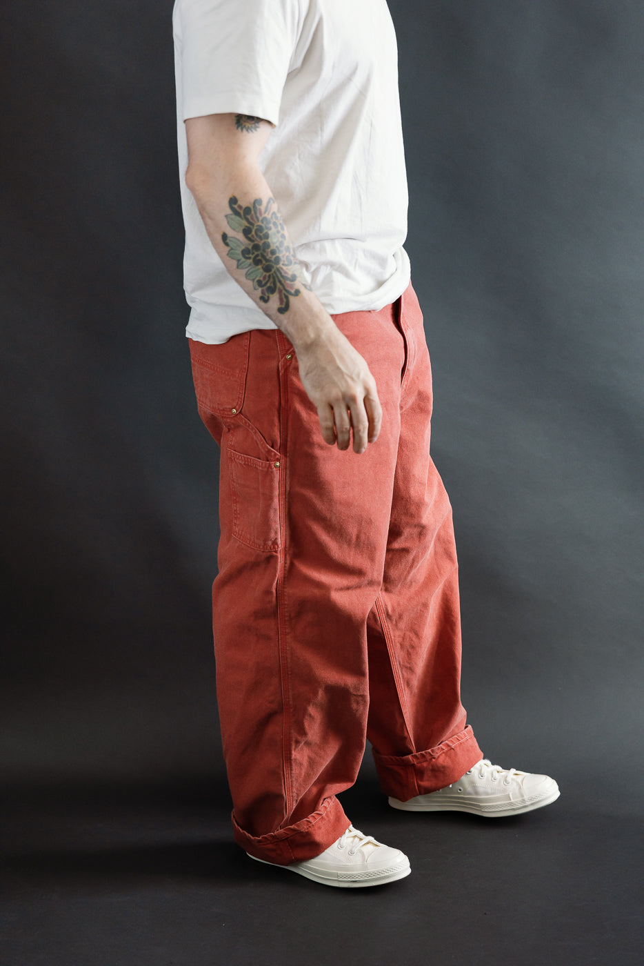 01-5328-25S - Dad's Fit Painter's Pants Canvas - Red