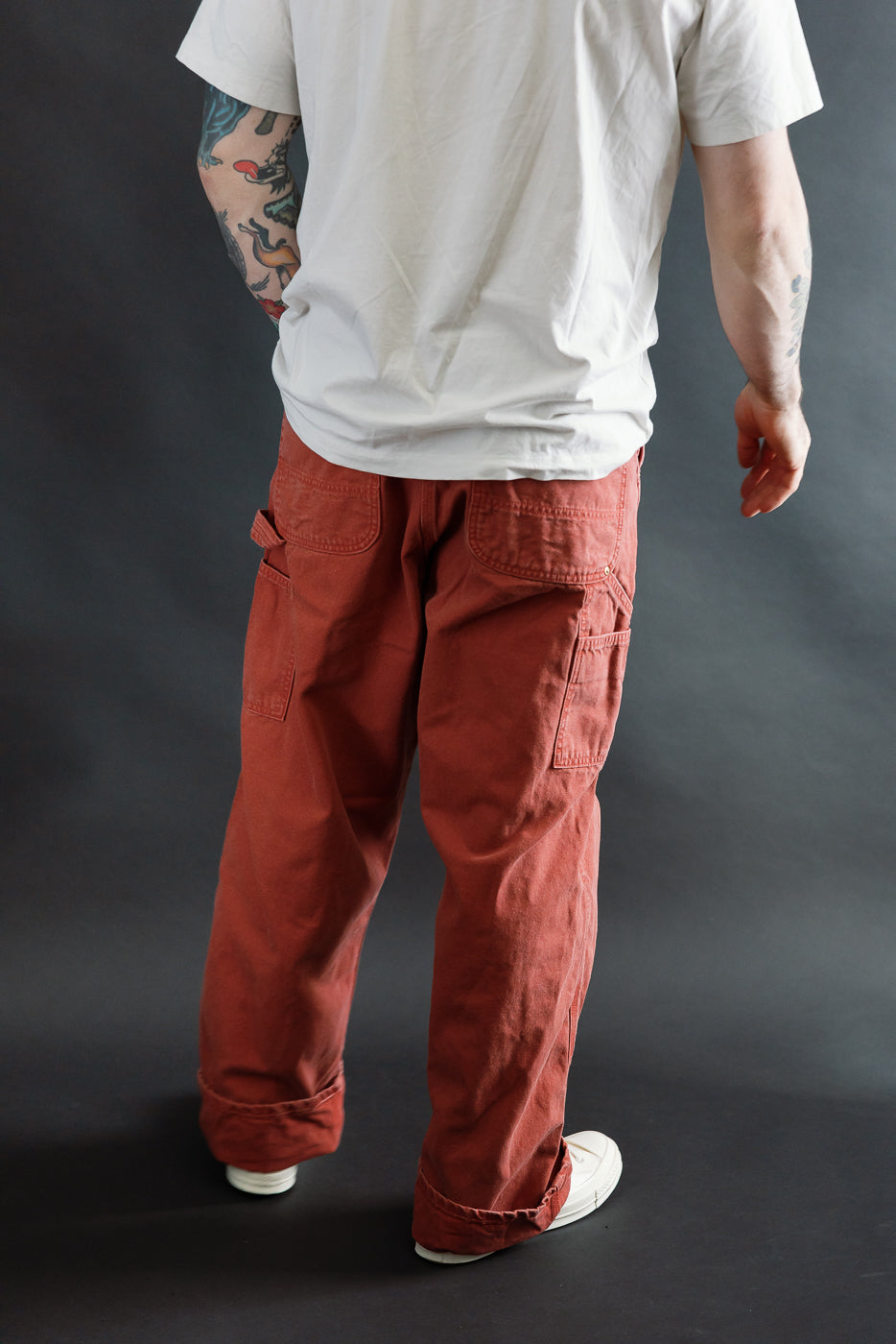 01-5328-25S - Dad's Fit Painter's Pants Canvas - Red
