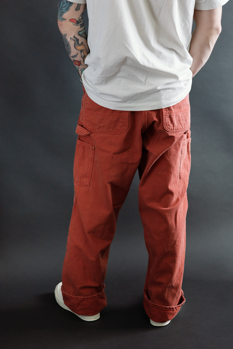 01-5328-25S - Dad's Fit Painter's Pants Canvas - Red