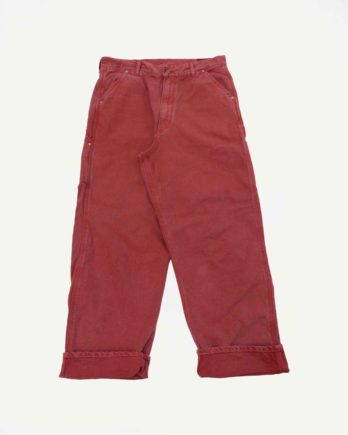 01-5328-25S - Dad's Fit Painter's Pants Canvas - Red
