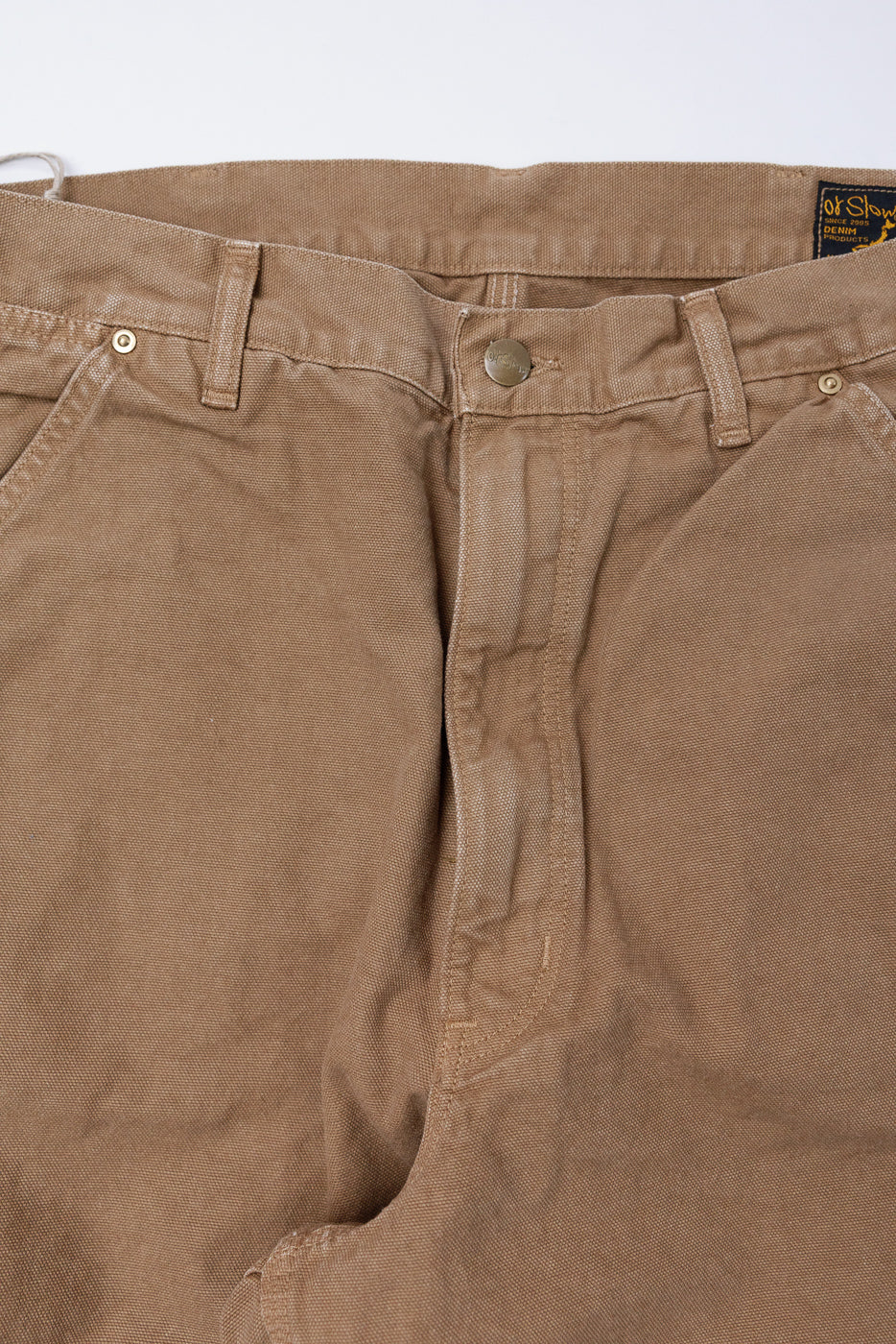 01-5328-53S - Dad's Fit Painter's Pants Canvas - Brown | Dant