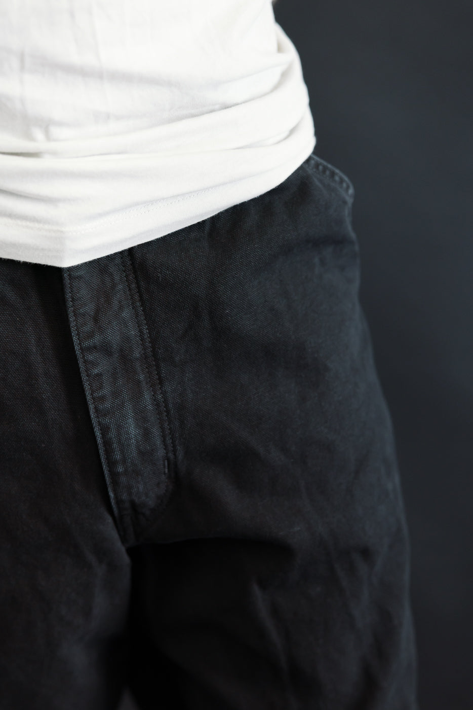 01-5328-61S - Dad's Fit Painter's Pants Canvas - Black