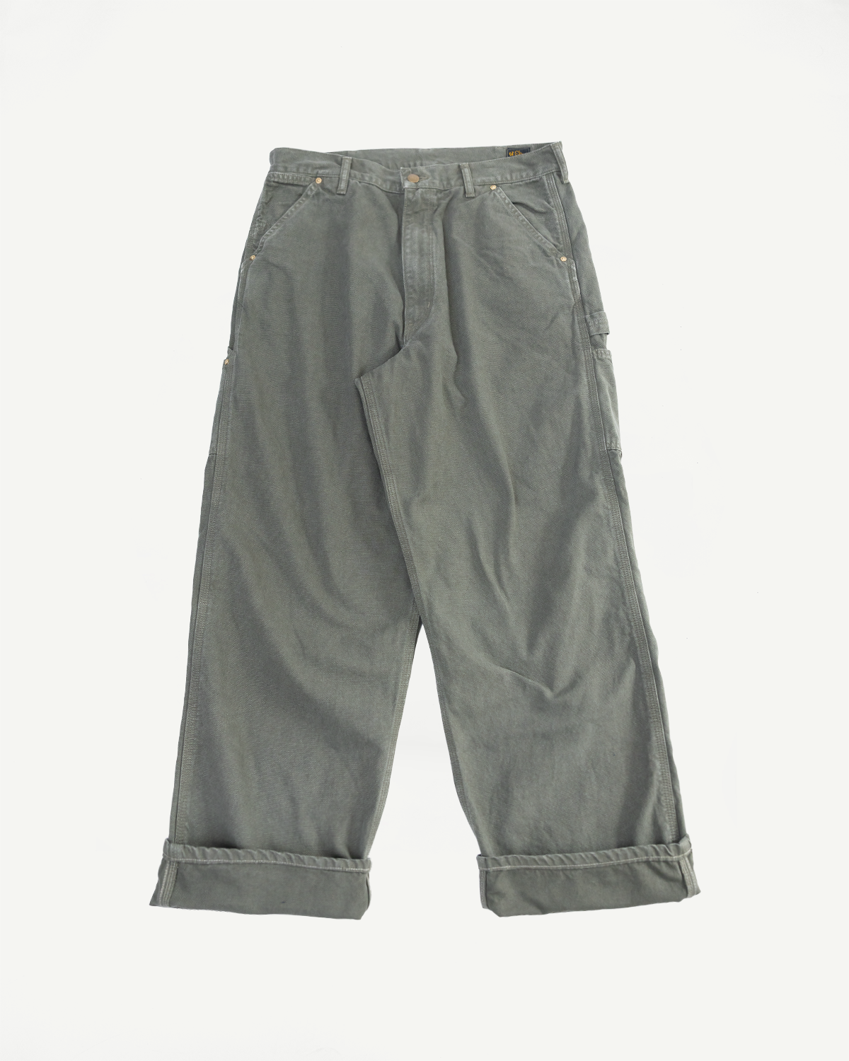 01-5328-76 - Dad's Fit Painter's Pants Canvas - Army Green | Dant 01-5328-76 - Dad's Fit Painter's Pants Canvas - Army Green | Dant