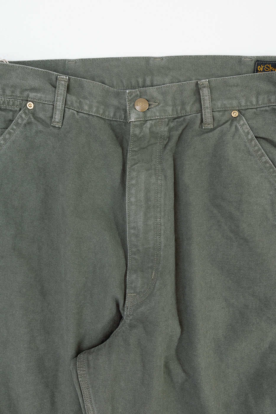 01-5328-76 - Dad's Fit Painter's Pants Canvas - Army Green | Dant