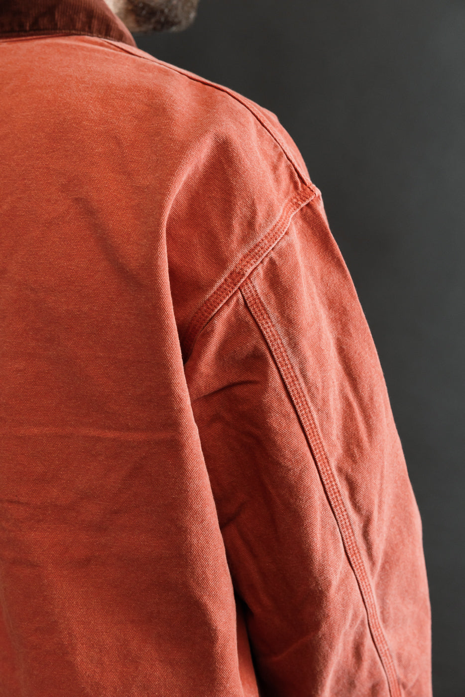 01-6034-25S - Relaxed Fit Coverall Jacket - Red