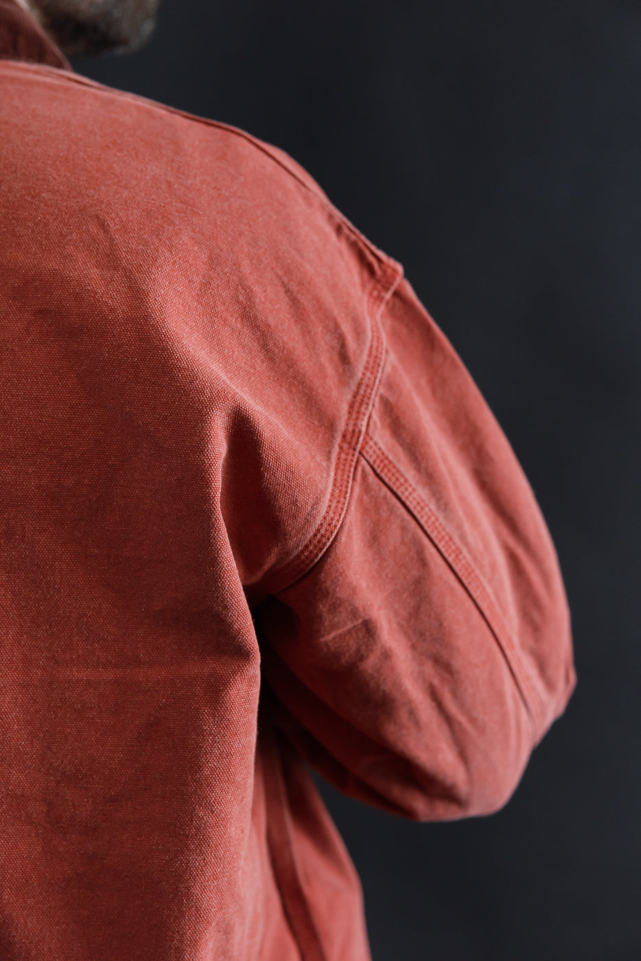 01-6034-25S - Relaxed Fit Coverall Jacket - Red