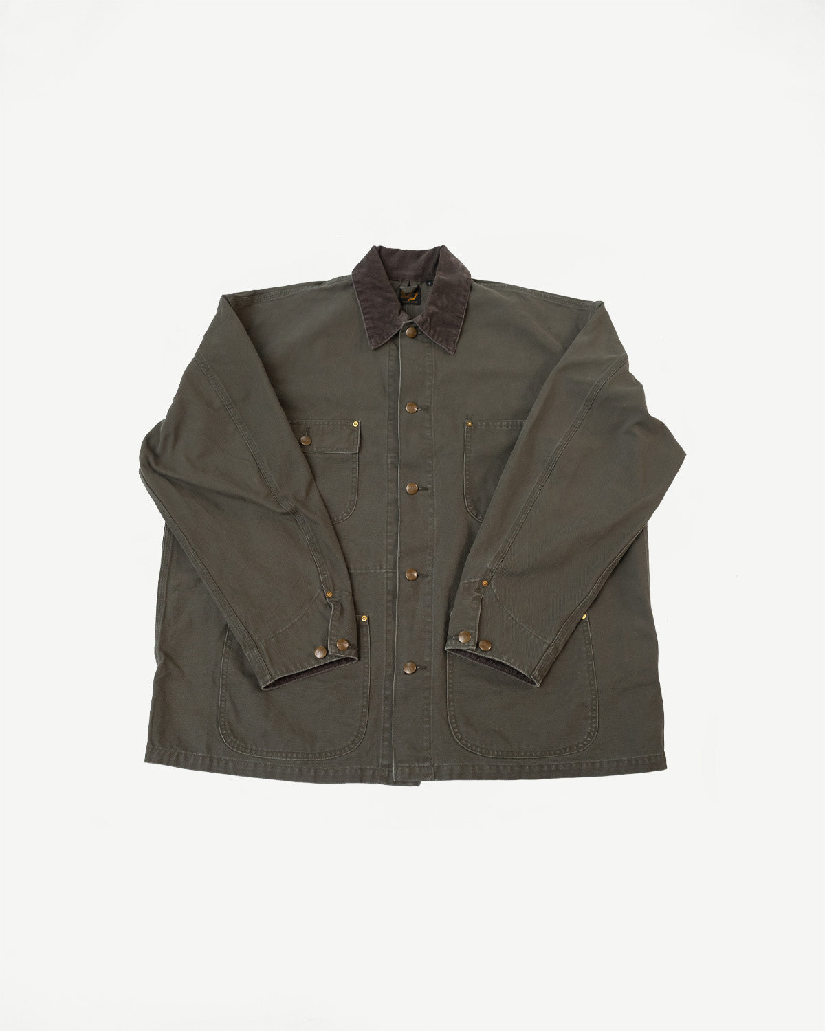 01-6034-76 - Relaxed Fit Coverall Jacket - Army Green