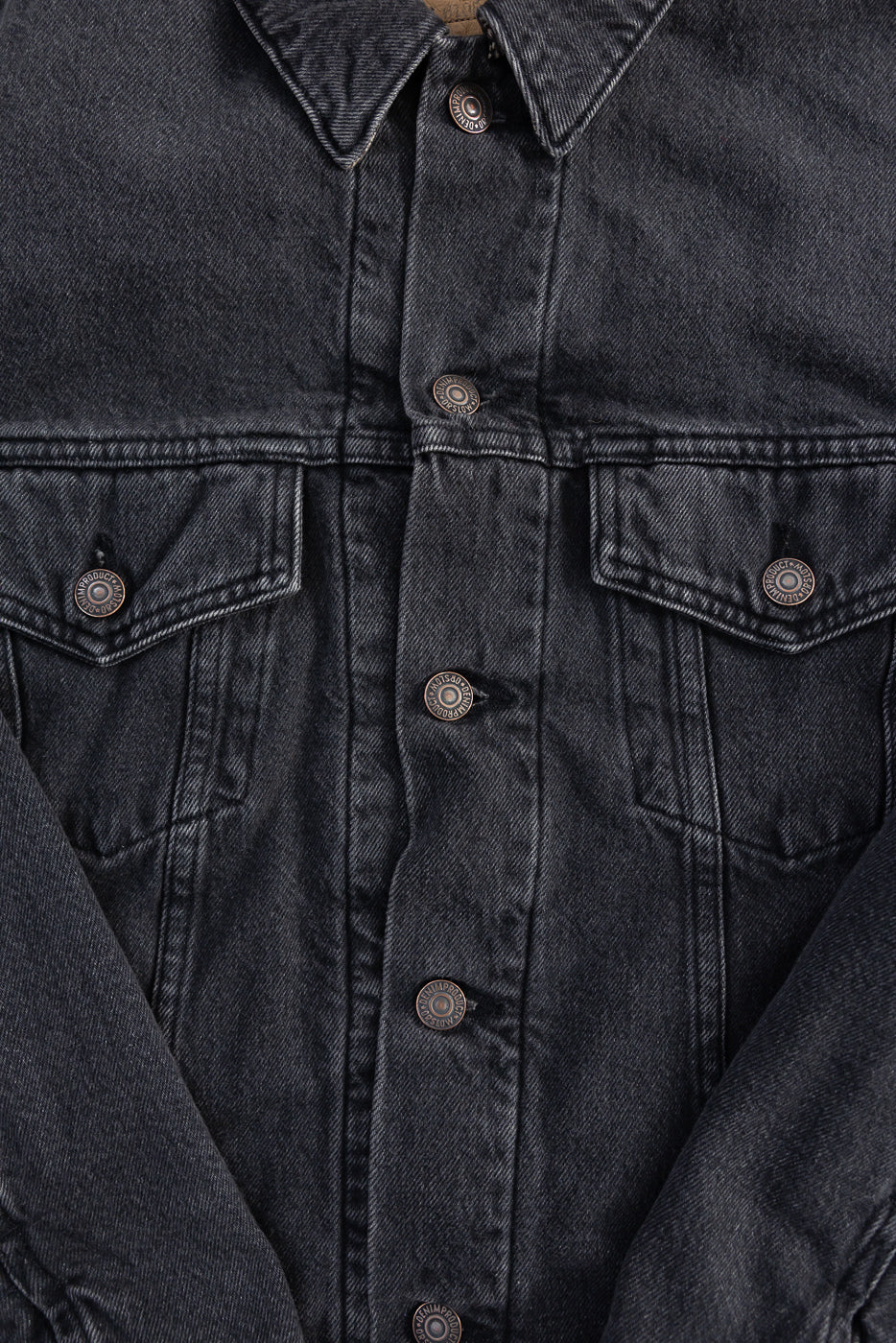 01-6105-D61SK - Organic Cotton Flannel Check Lining Type 3 Denim