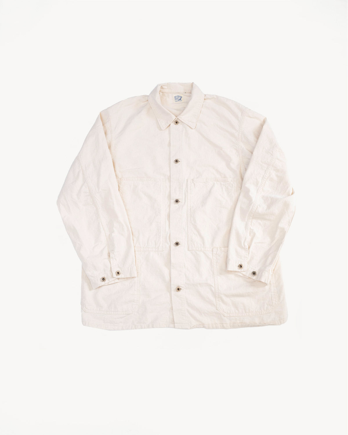 01-6120-66 - Utility Coverall Napped Twill - Ecru