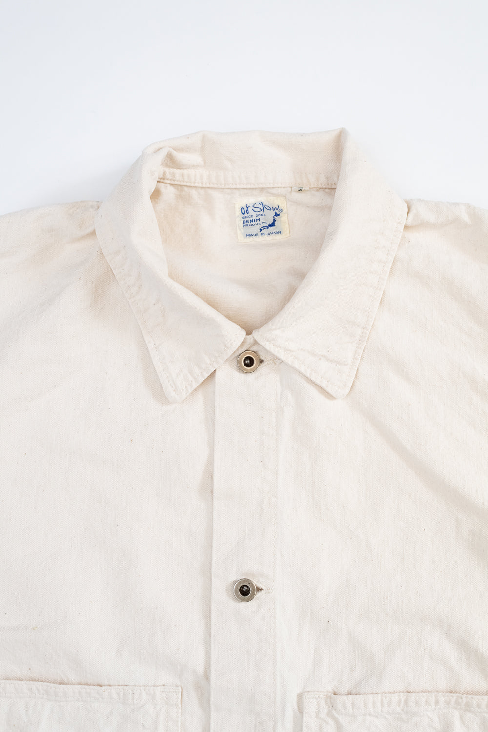 01-6120-66 - Utility Coverall Napped Twill - Ecru