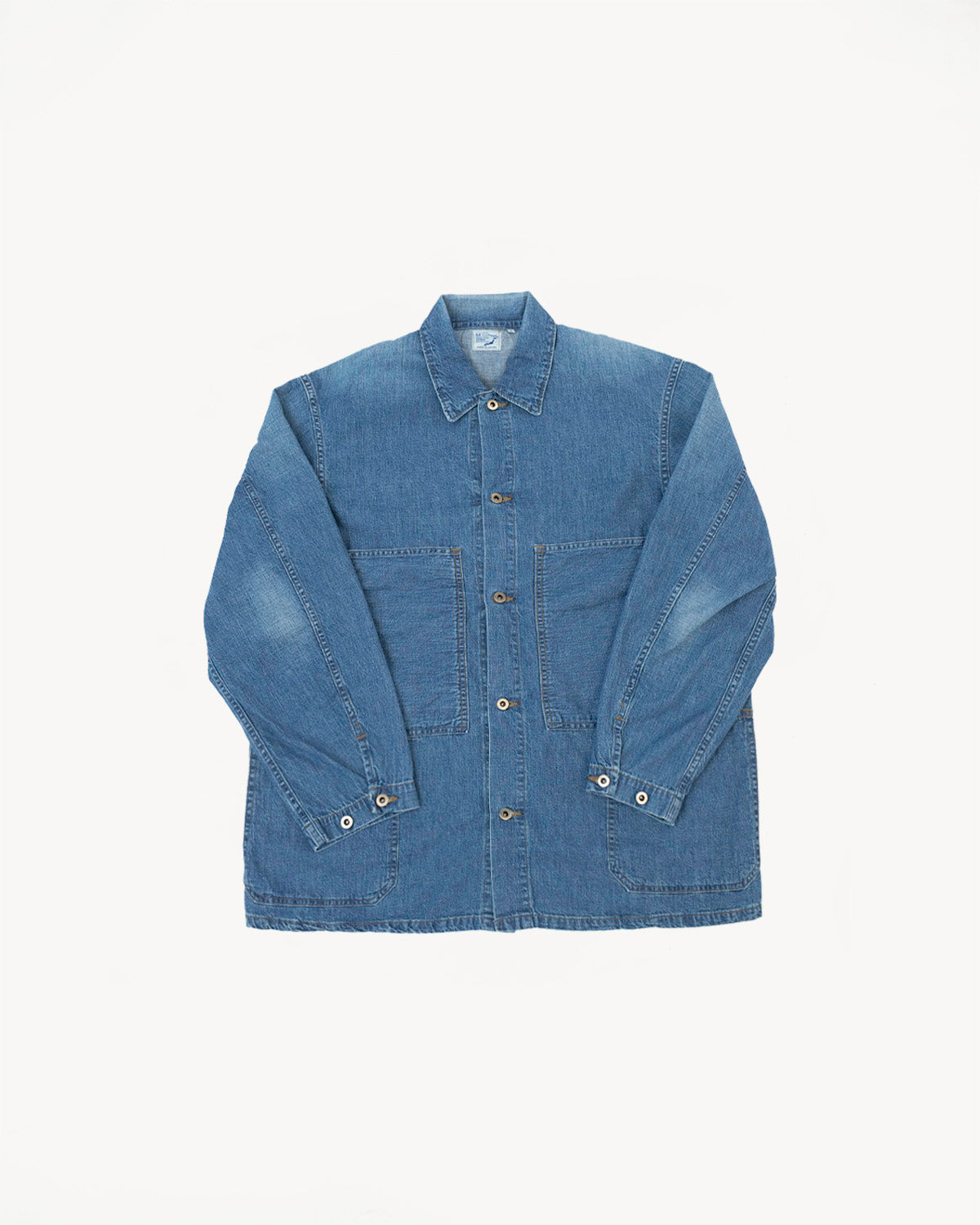 01-6120-95 - Utility Coverall - Used-Wash Denim