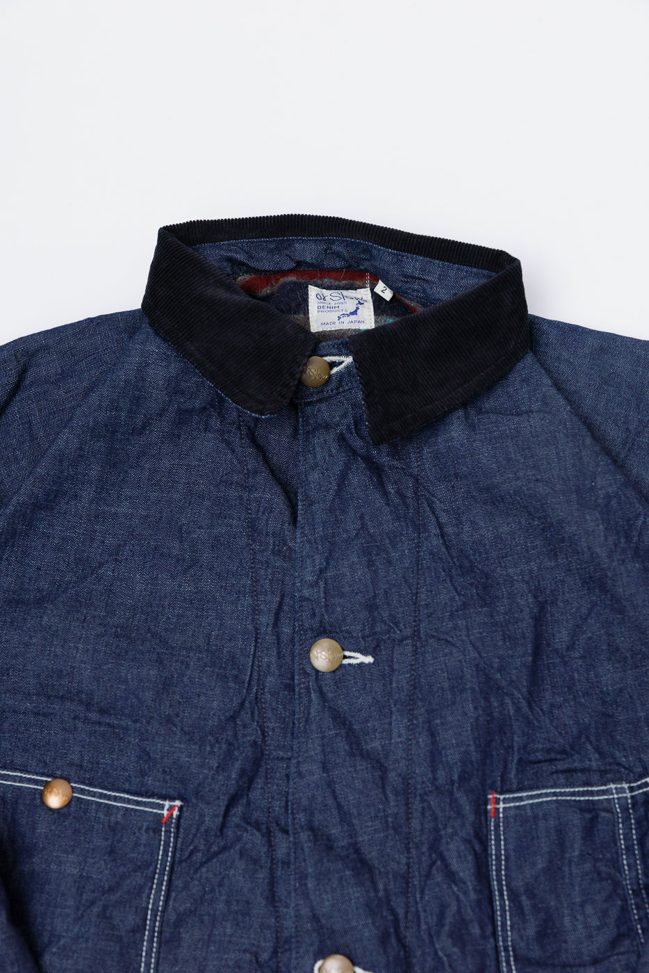 01-6144-81 - Wool Liner Relax Fit Denim Coverall - One Wash | Dant