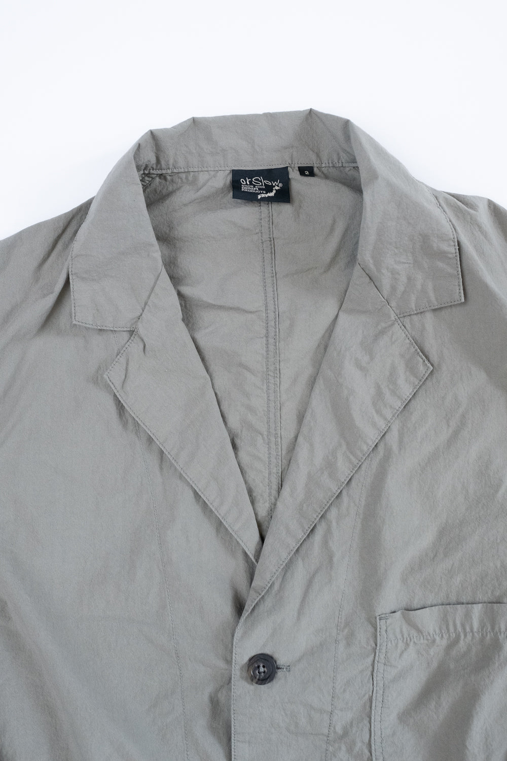 01-6153-55 - Light Simple Work Jacket - Greige | Dant