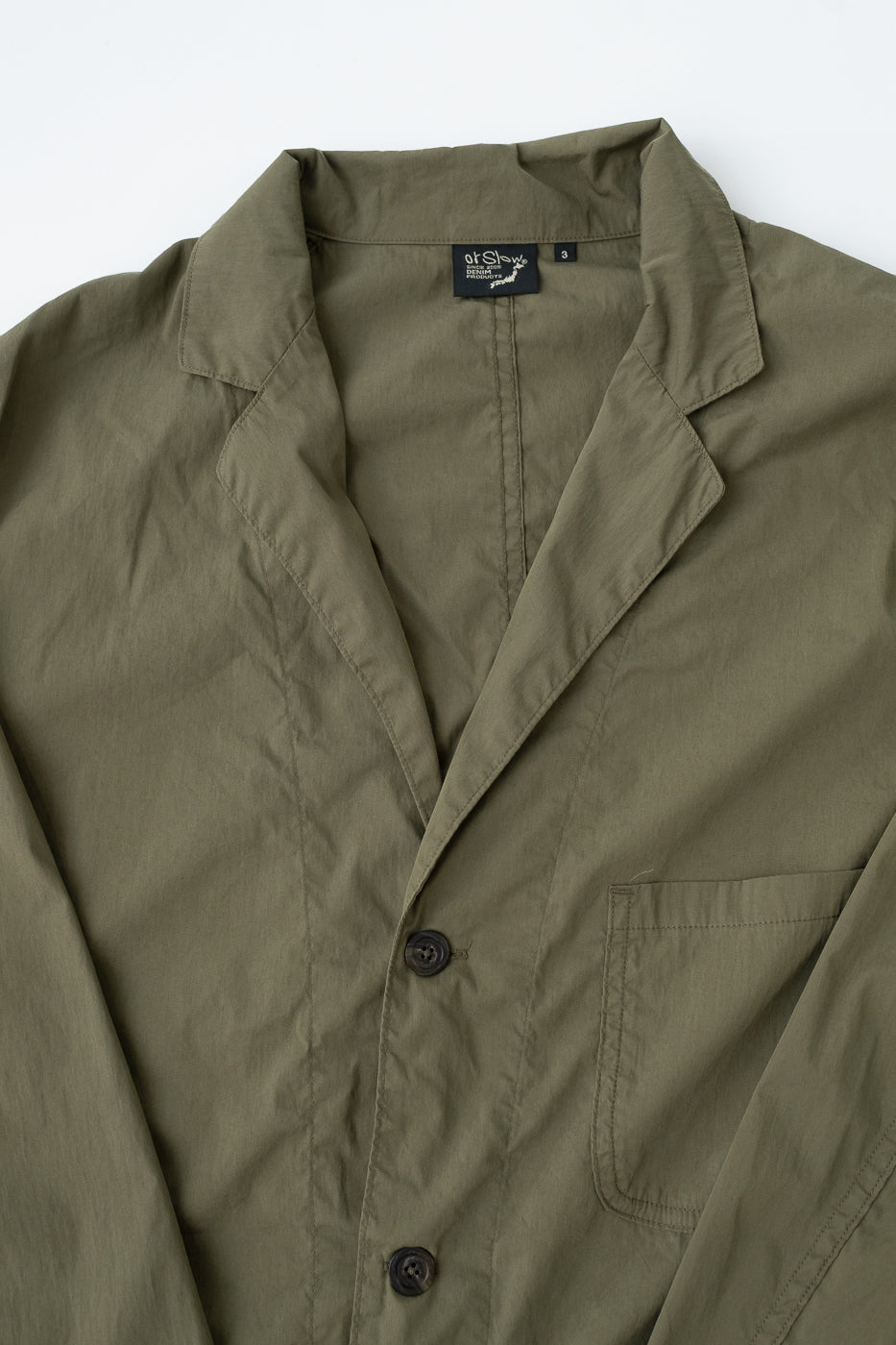 01-6153-76 - Light Simple Work Jacket - Army Green | Dant