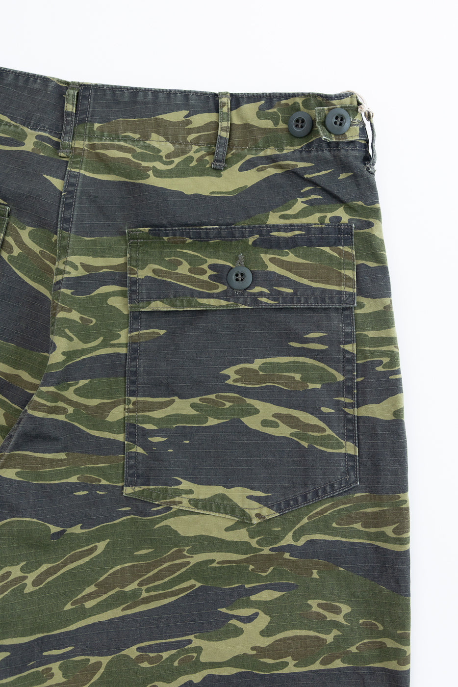 01-7002-TGC - Fatigue Ripstop Shorts - Tiger Camo | Dant