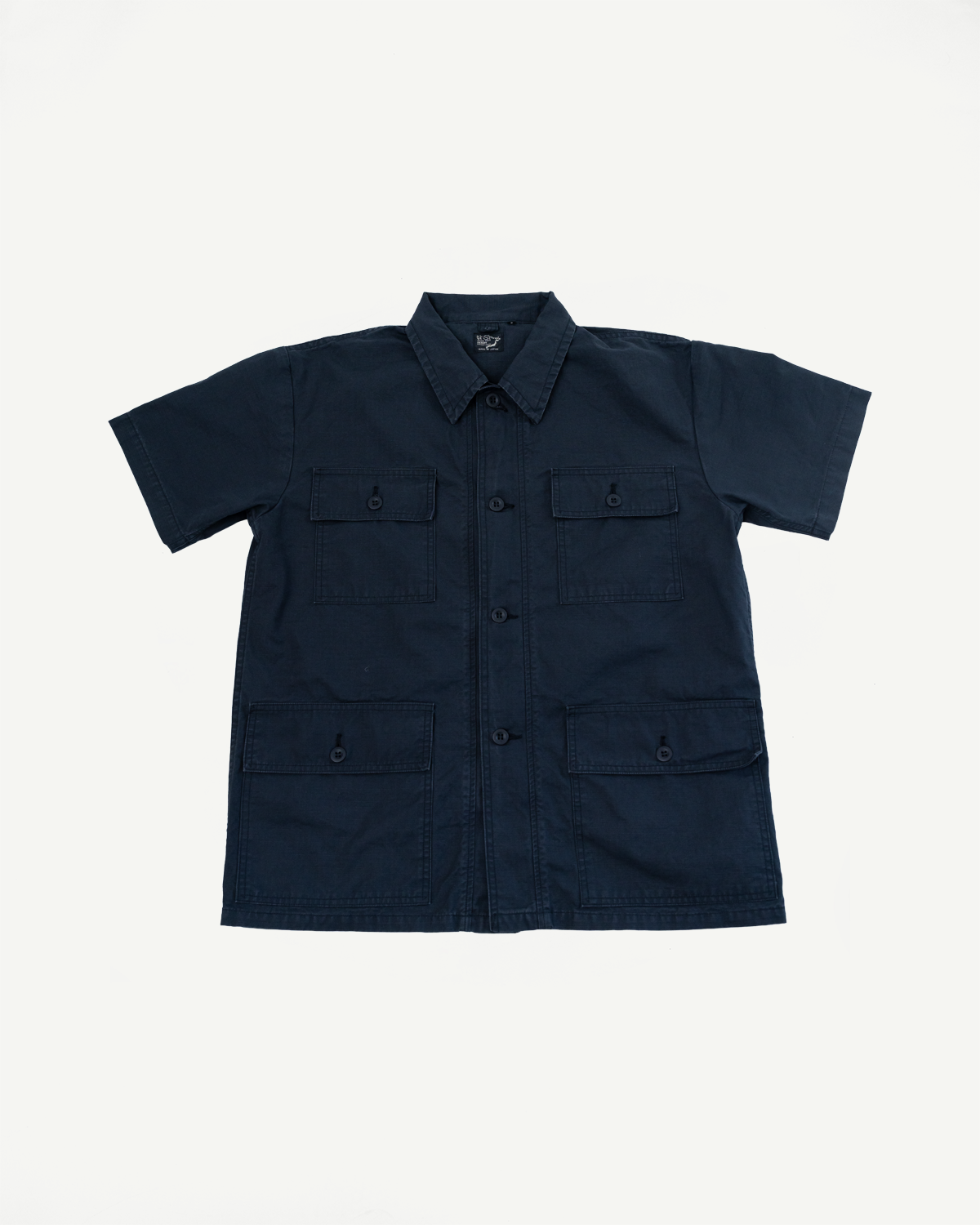 01-8046-02k - Utility Short Sleeve Work Shirt Jacket - Navy | Dant