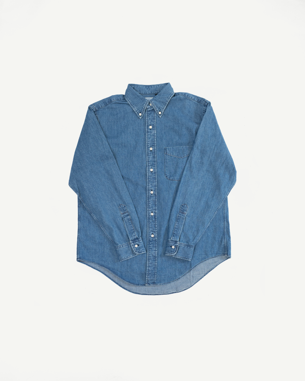 01-8112-95 - Button Down Denim Shirt - Used Wash