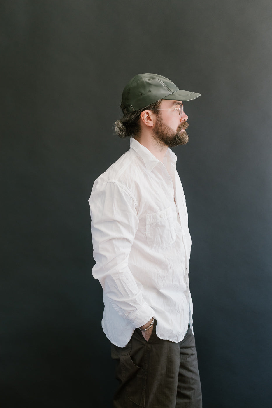 01-8270-69 - Lightweight Chambray Work Shirt - White