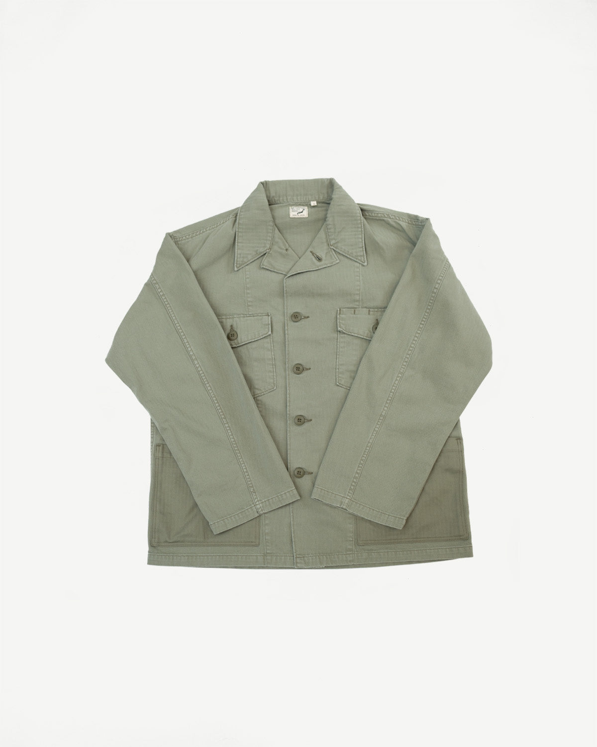 01-8346-16 - 4-Pocket Fatigue Shirt Herringbone Twill - Green