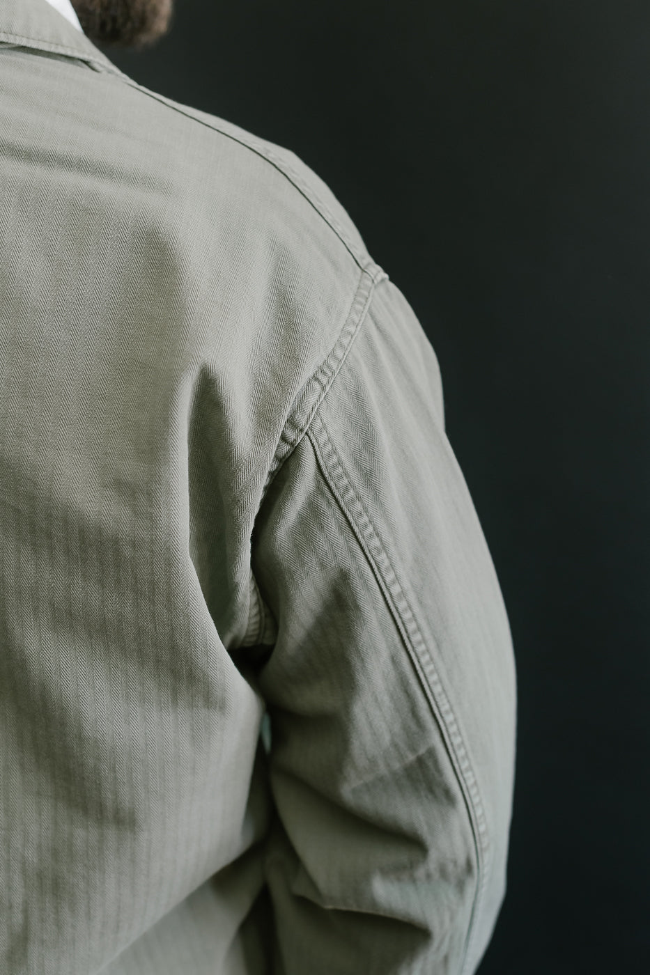 01-8346-16 - 4-Pocket Fatigue Shirt Herringbone Twill - Green