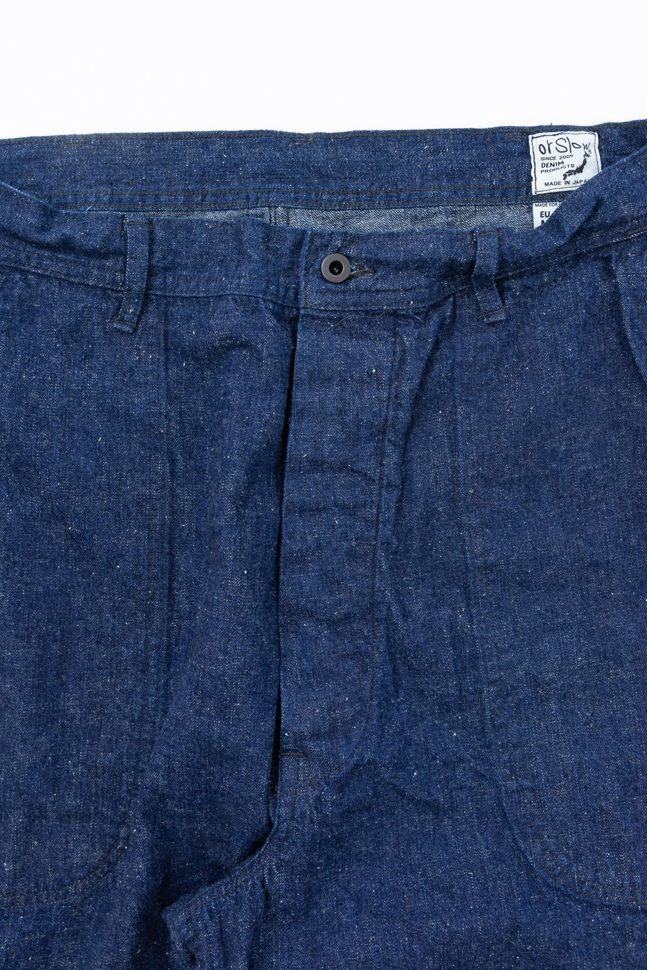 01-V5130-81K - US Navy Denim Wide Fit Selvedge Utility Pants