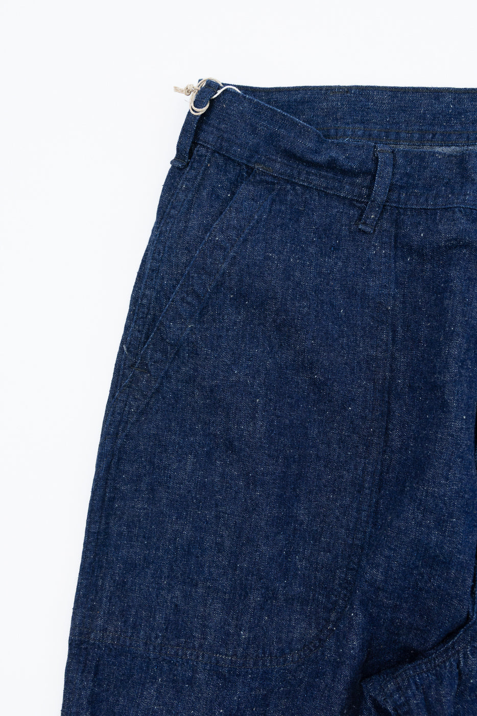 01-V5130-81K - US Navy Denim Wide Fit Selvedge Utility Pants