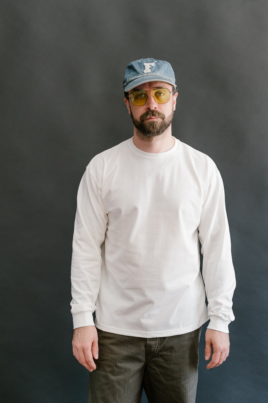 03-0013-69 - Long Sleeve T-Shirt - White